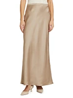 Bar Silk Floor-Length Skirt