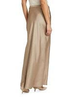 Bar Silk Floor-Length Skirt