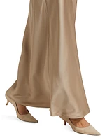 Bar Silk Floor-Length Skirt