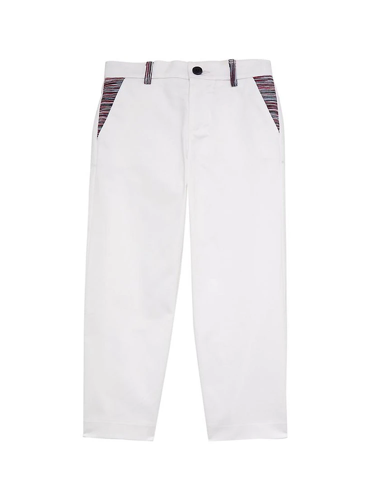 Little Boy's & Stretch-Cotton Trousers