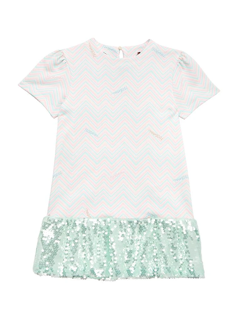 Little Girl's & Short Sleeve Dress