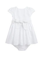 Baby Girl's Cotton Fit-And-Flare Dress