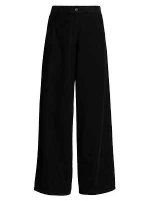 Chan Wide-Leg Corduroy Pants