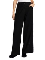 Chan Wide-Leg Corduroy Pants