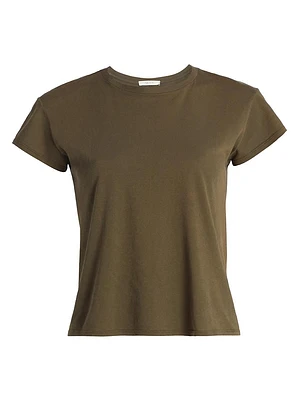 Tori Short-Sleeve Cotton Top