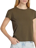 Tori Short-Sleeve Cotton Top