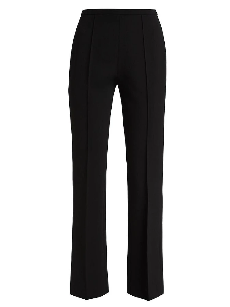 Desmy Wool-Blend Seamed Pants