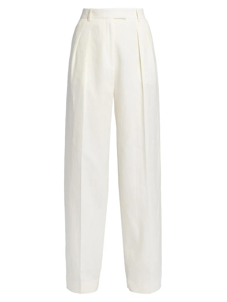 Antone Wide-Leg Linen Pants