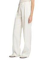 Antone Wide-Leg Linen Pants