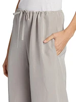 Silk Drawstring Pants