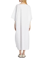 Isora Cotton-Silk Oversized Midi Dress