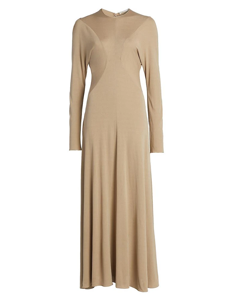 Venusia Long-Sleeve Maxi Dress