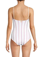 Malaga Reversible Twist One-Piece Swimsuit