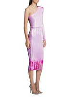 A Change Of Heart Sequined Midi-Dress