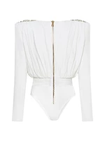 Roxy Jewel-Embellished Bodysuit