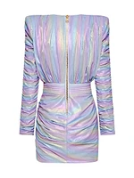 Star Bright Metallic Minidress