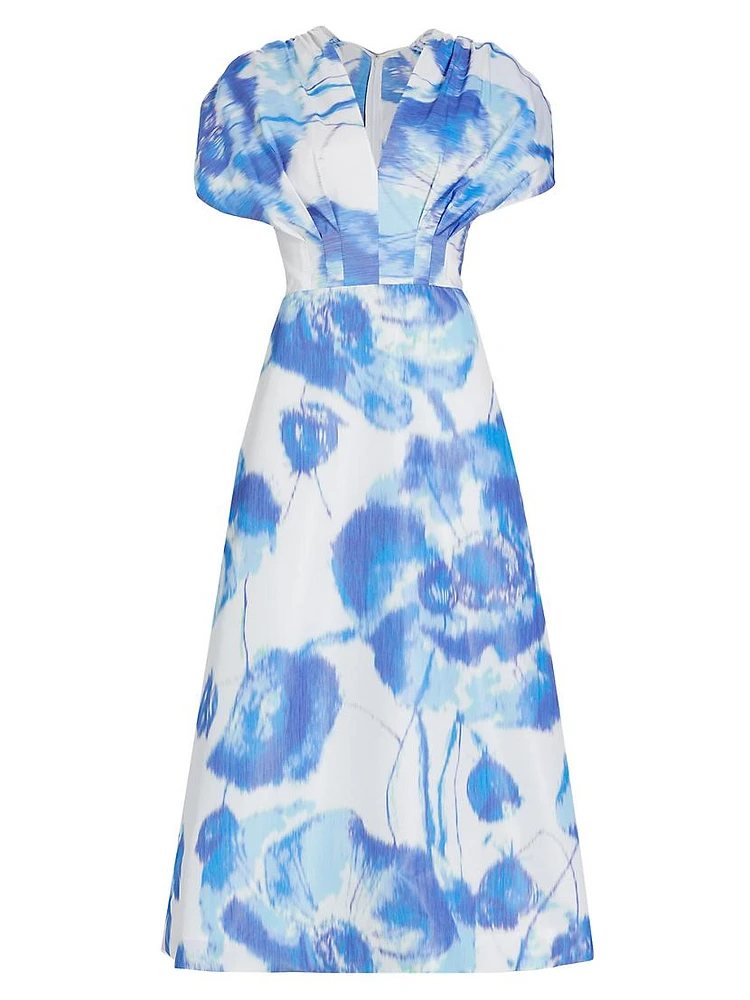 Isabel Printed Midi-Dress