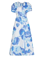 Isabel Printed Midi-Dress