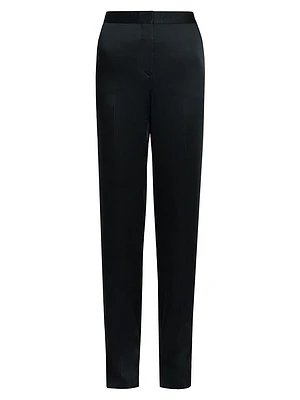 High-Rise Straight-Leg Pants