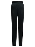 High-Rise Straight-Leg Pants