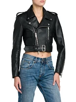 Faux Leather Moto Jacket