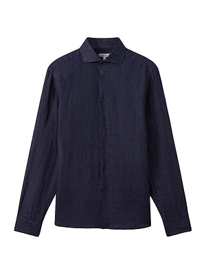 Nrd Ruban Linen Button-Front Shirt