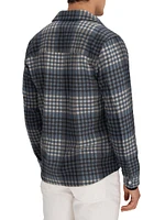 Duranti Plaid Button-Front Overshirt