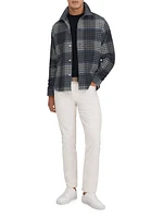 Duranti Plaid Button-Front Overshirt