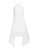 Natalie Handkerchief-Hem Minidress