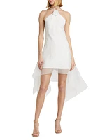 Natalie Handkerchief-Hem Minidress