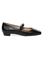 Gabriela Leather Mary Jane Flats