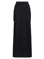 Double Layer Split Skirt