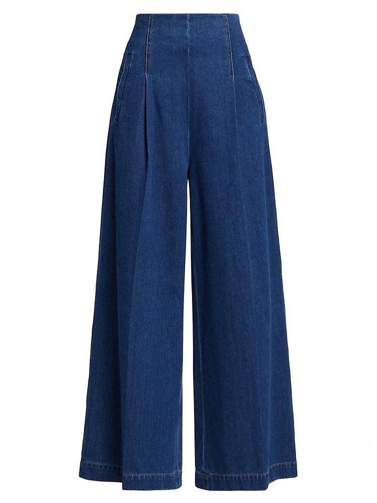 High-Rise Wide Leg Pants