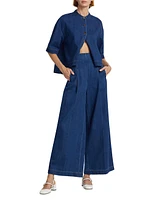 High-Rise Wide Leg Pants