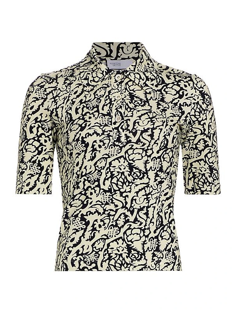 Abstract Nature Polo Shirt