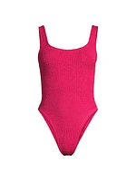 Square Neck One-Piece Swimsuit