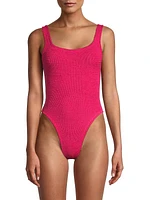 Square Neck One-Piece Swimsuit