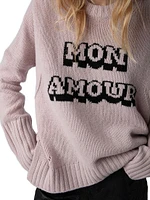 Malta Mon Amour Crewneck Wool Sweater