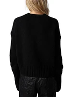 Bleez Cashmere & Wool-Blend Intarsia Sweater