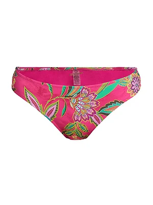 Flamingo Floral Bikini Bottom