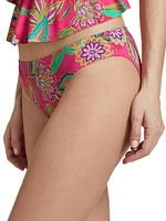 Flamingo Floral Bikini Bottom