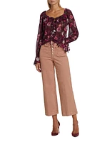 Lanea Floral Silk Blouse