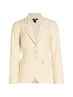 Sania Three-Button Blazer