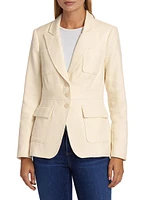 Sania Three-Button Blazer