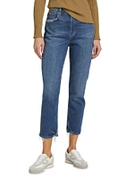 Riley Straight-Leg Crop Jeans