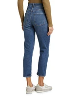 Riley Straight-Leg Crop Jeans