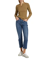 Riley Straight-Leg Crop Jeans