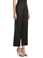 Leigh Linen Pull-On Pants