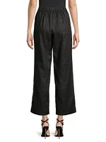 Leigh Linen Pull-On Pants