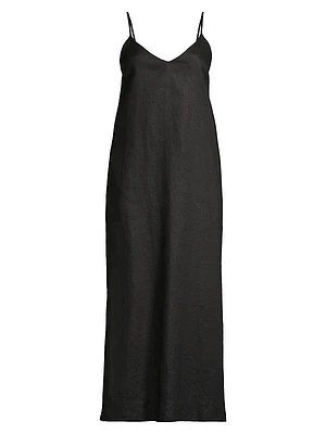 Reva Linen Midi Slipdress